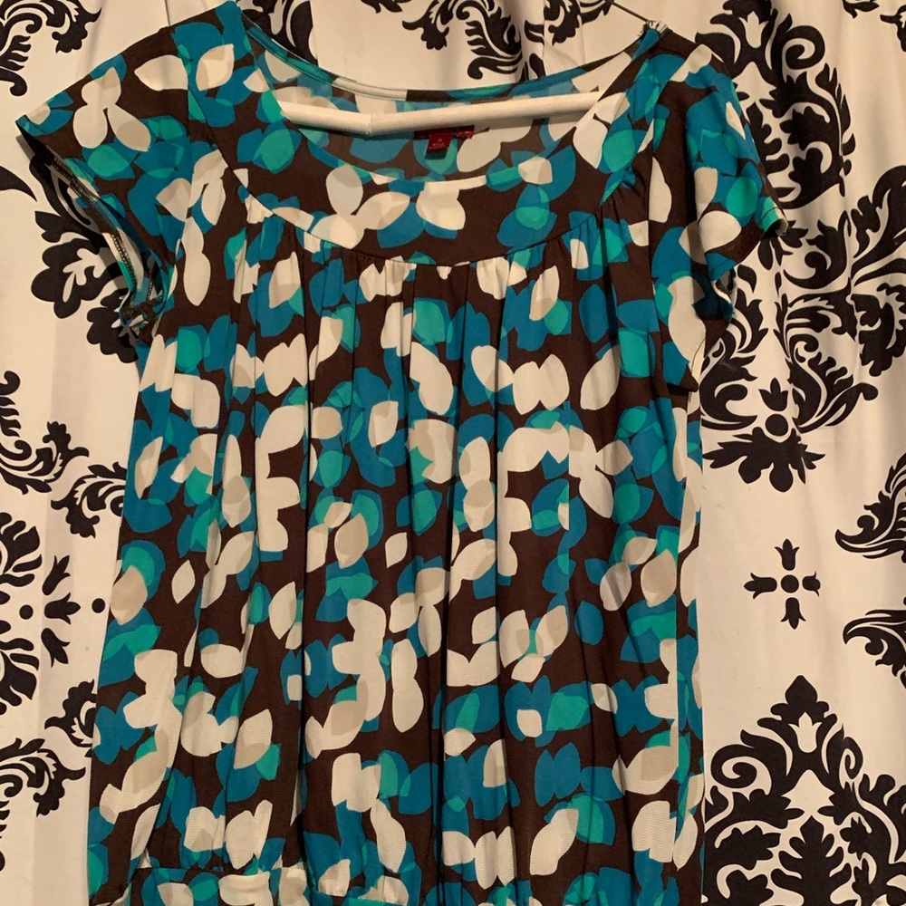 Silky Short Sleeve Blouse
